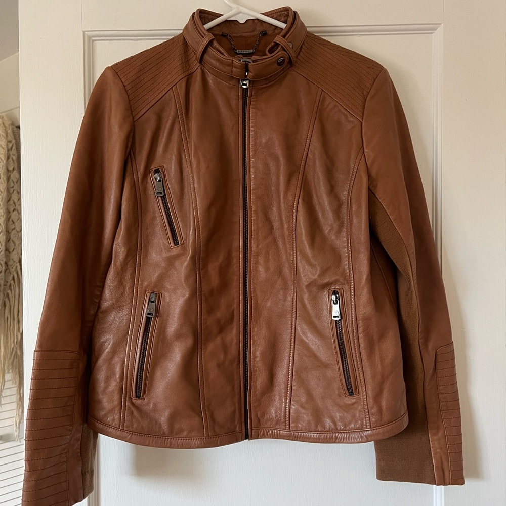 Women's Brown Leather Jacket